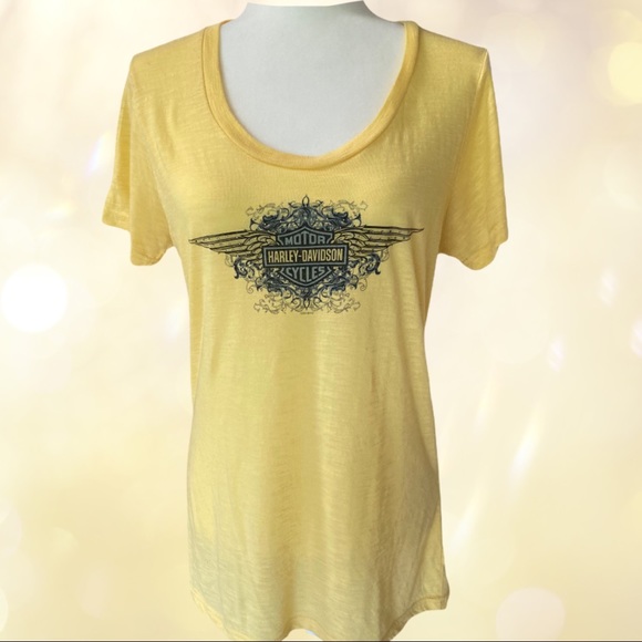 Harley-Davidson Tops - SOLD - Harley-Davidson Embellished Burnout